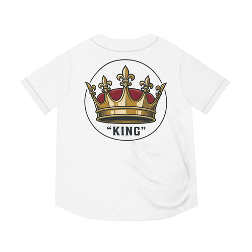 King Crown Baseball Jersey — "King" Graphic Sports Shirt
