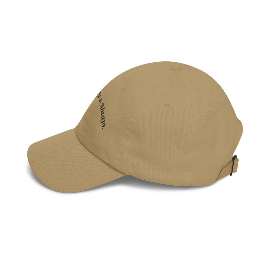 Dad Cap — "Royal. Chosen. Seen. Always." Embroidered Minimalist Baseball Hat