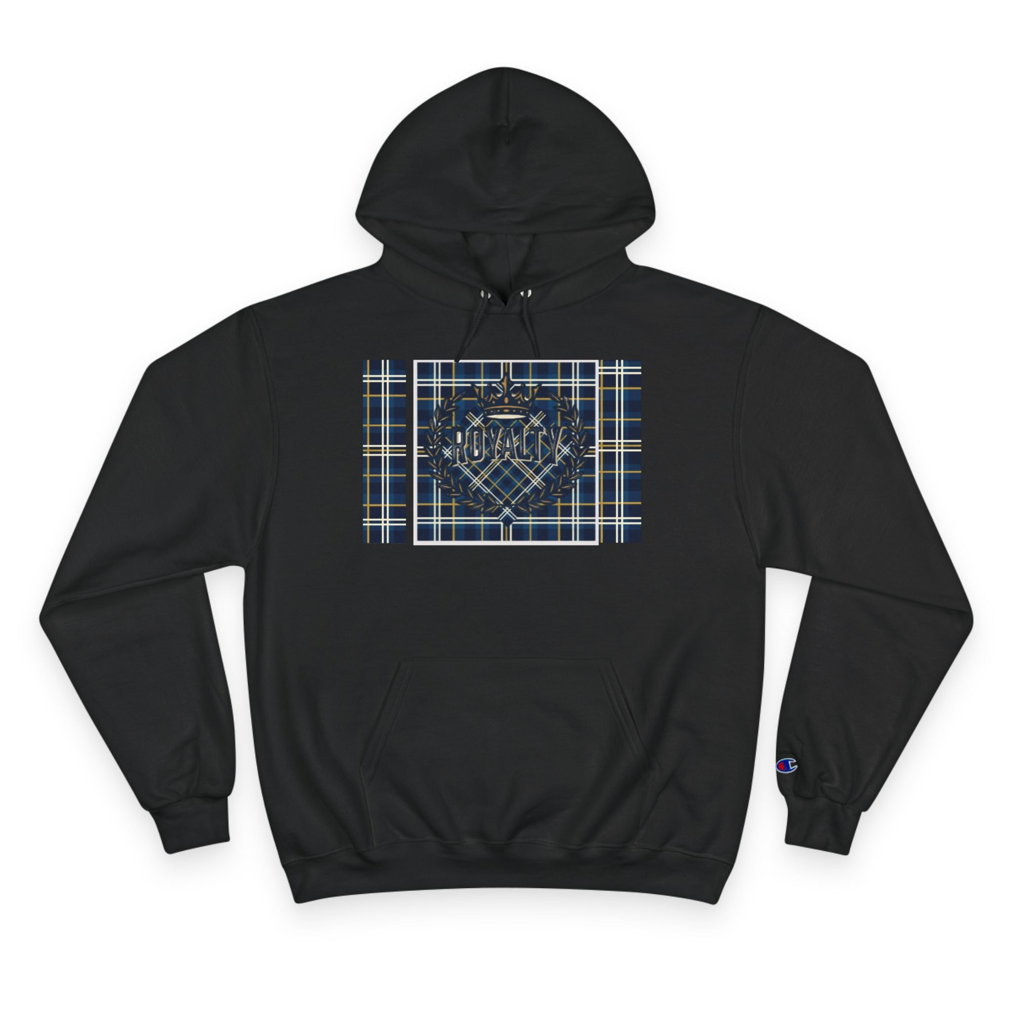 🔥1824 Plaid Crest Hoodie — "Champion Sweatshirt"