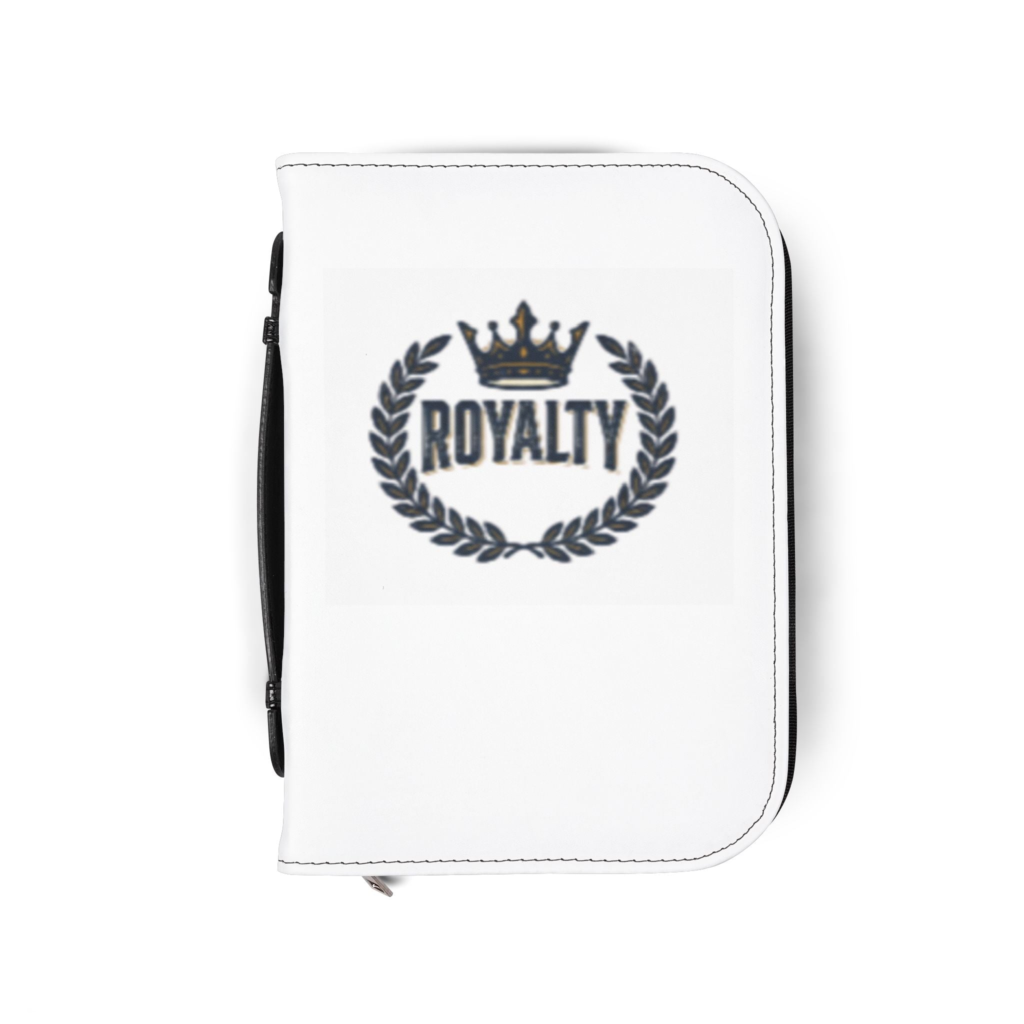 📚Bible Cover — "Royalty" Crown Zippered Bible Case