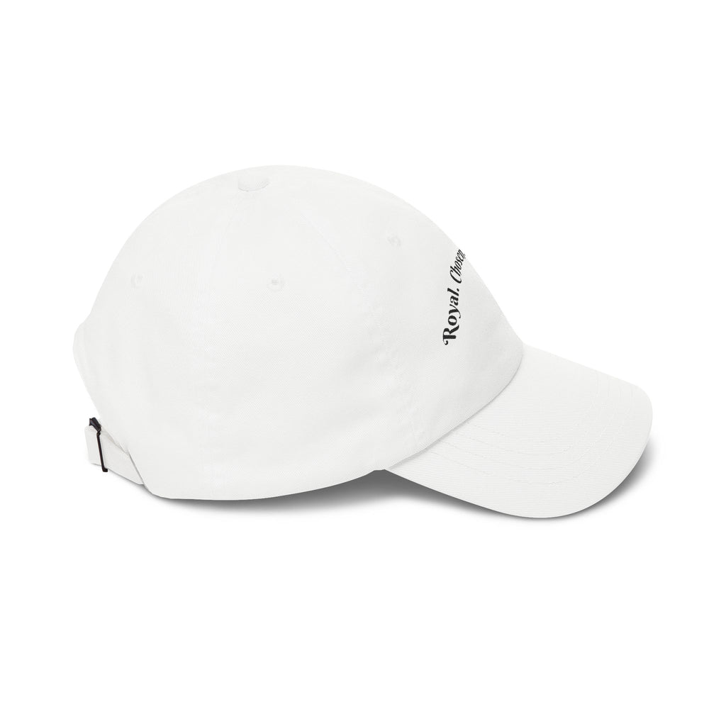 Dad Cap — "Royal. Chosen. Seen. Always." Embroidered Minimalist Baseball Hat