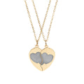 ♦️💎Always With You — Matching Heart Necklace Set