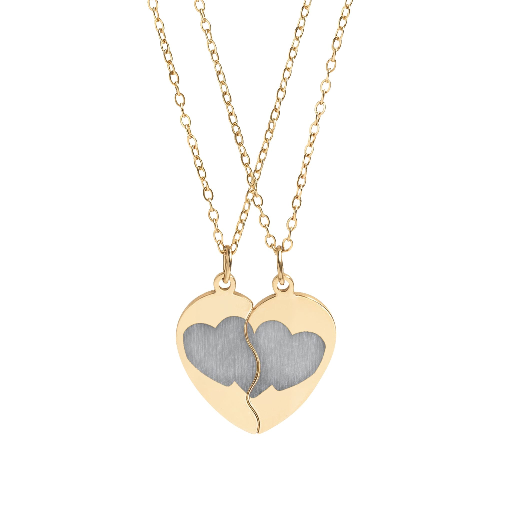 ♦️💎Always With You — Matching Heart Necklace Set