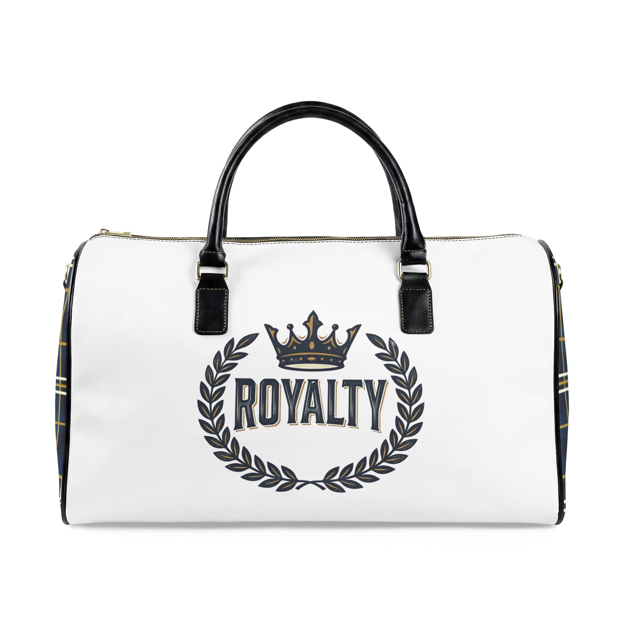Royalty Crown Leather Travel Bag