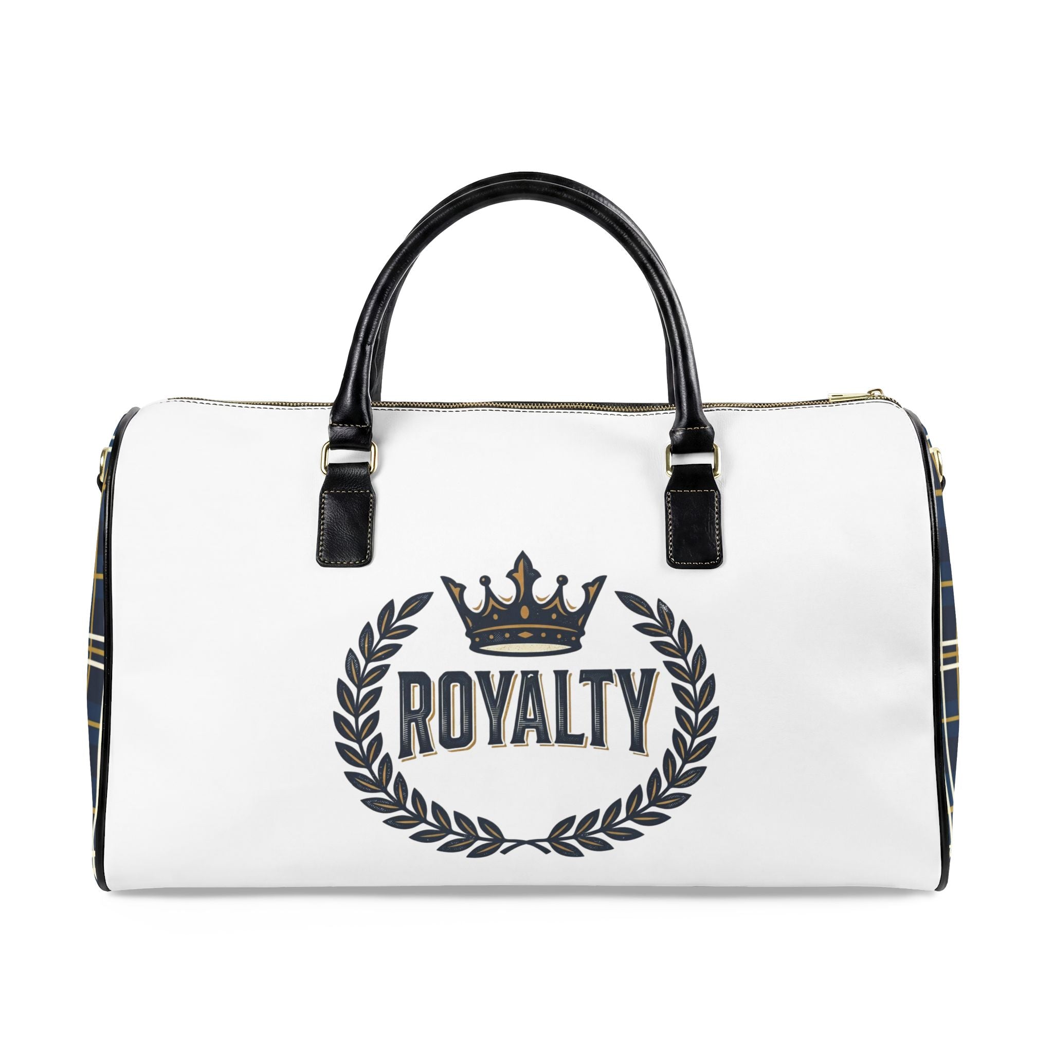 Royalty Crown Leather Travel Bag