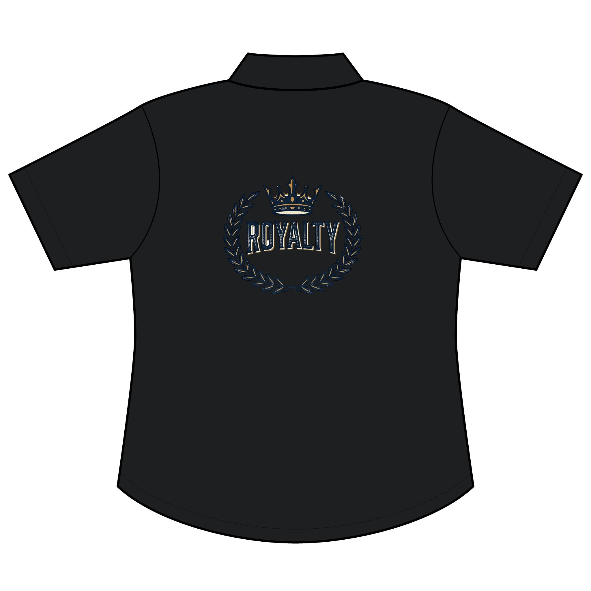 ✨💛Women's 'Royalty' Crest Embroidered Short-Sleeve Shirt