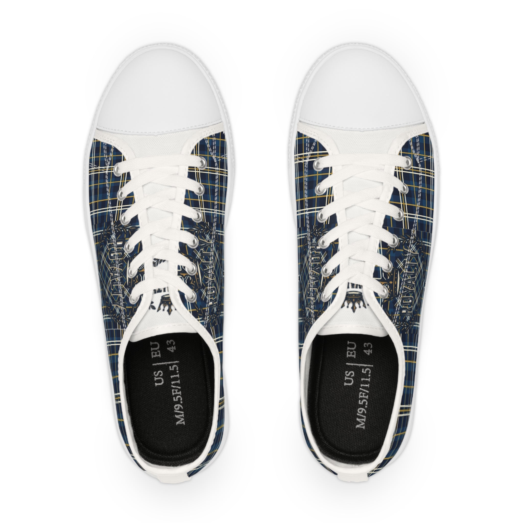 ✨Plaid Low Top Sneakers for Men — "Trainers"