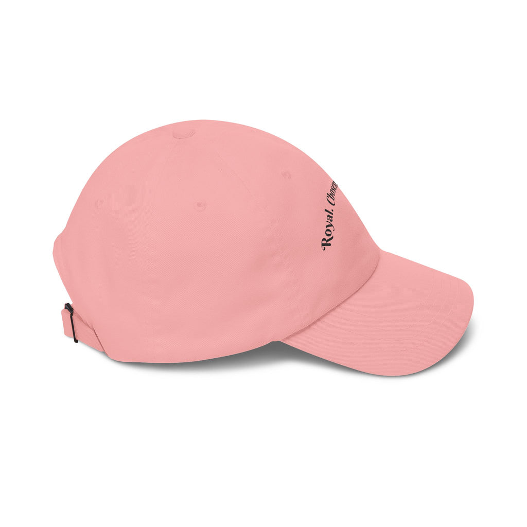 Dad Cap — "Royal. Chosen. Seen. Always." Embroidered Minimalist Baseball Hat