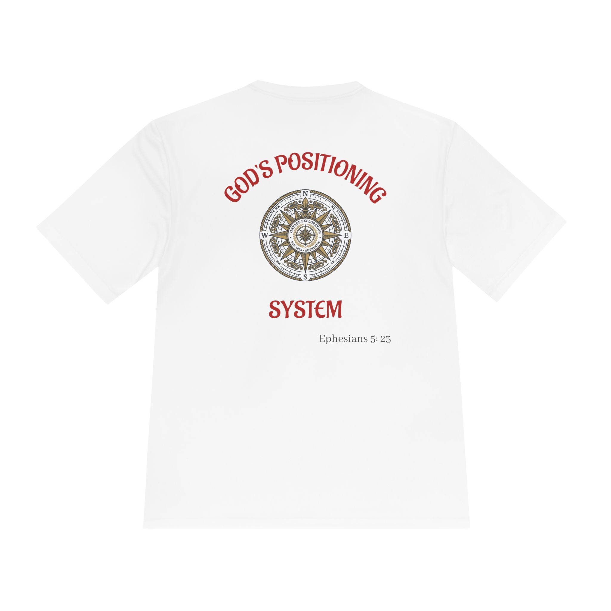 GPS Tee — "God’s Positioning System" Compass Graphic Spiritual T-Shirt