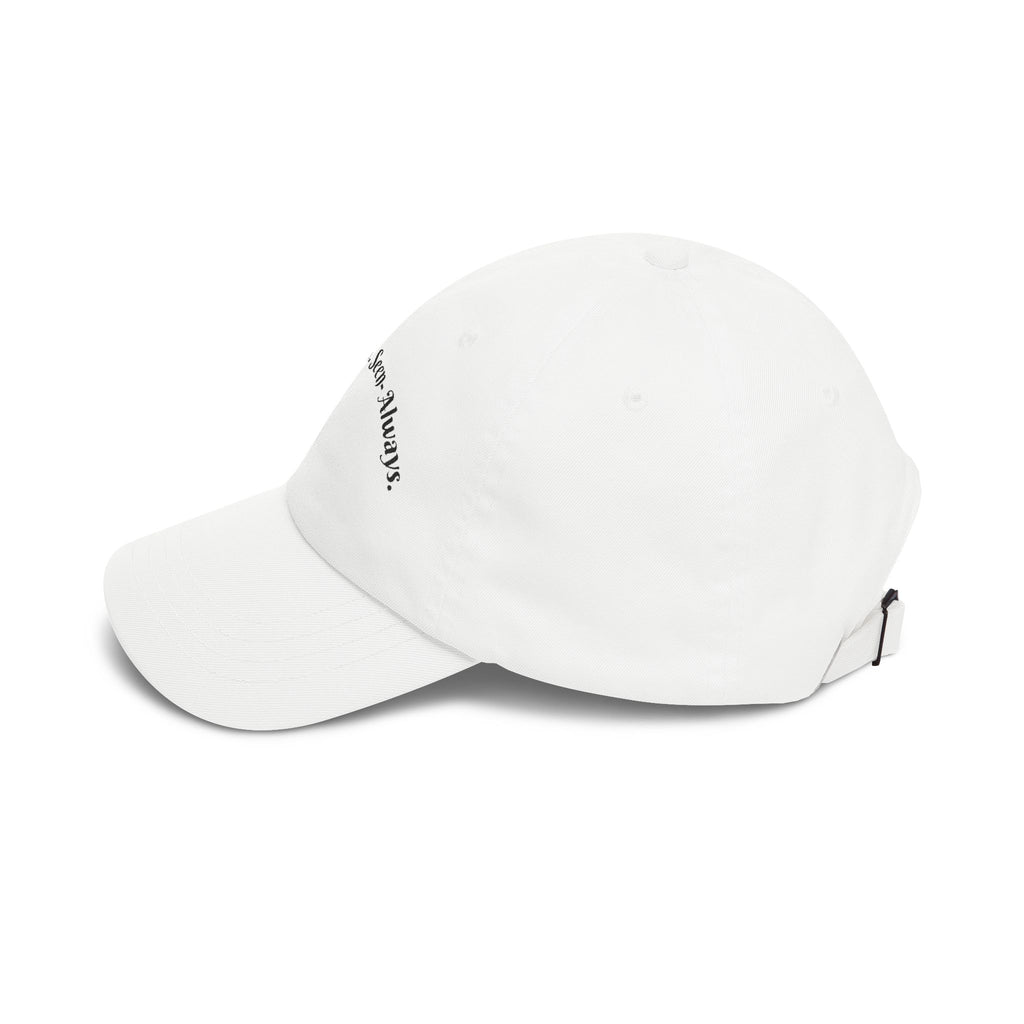 Dad Cap — "Royal. Chosen. Seen. Always." Embroidered Minimalist Baseball Hat