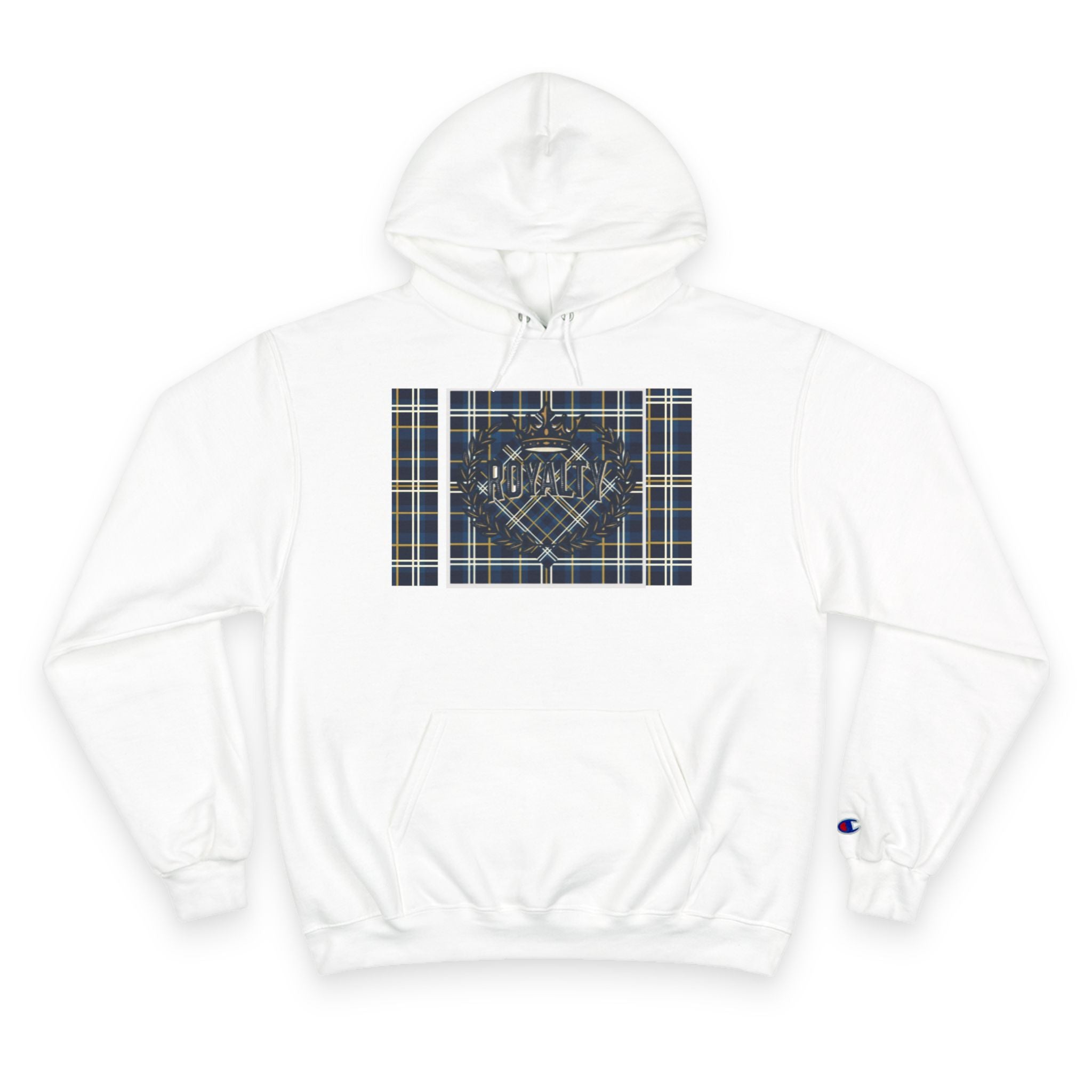 🔥1824 Plaid Crest Hoodie — "Champion Sweatshirt"